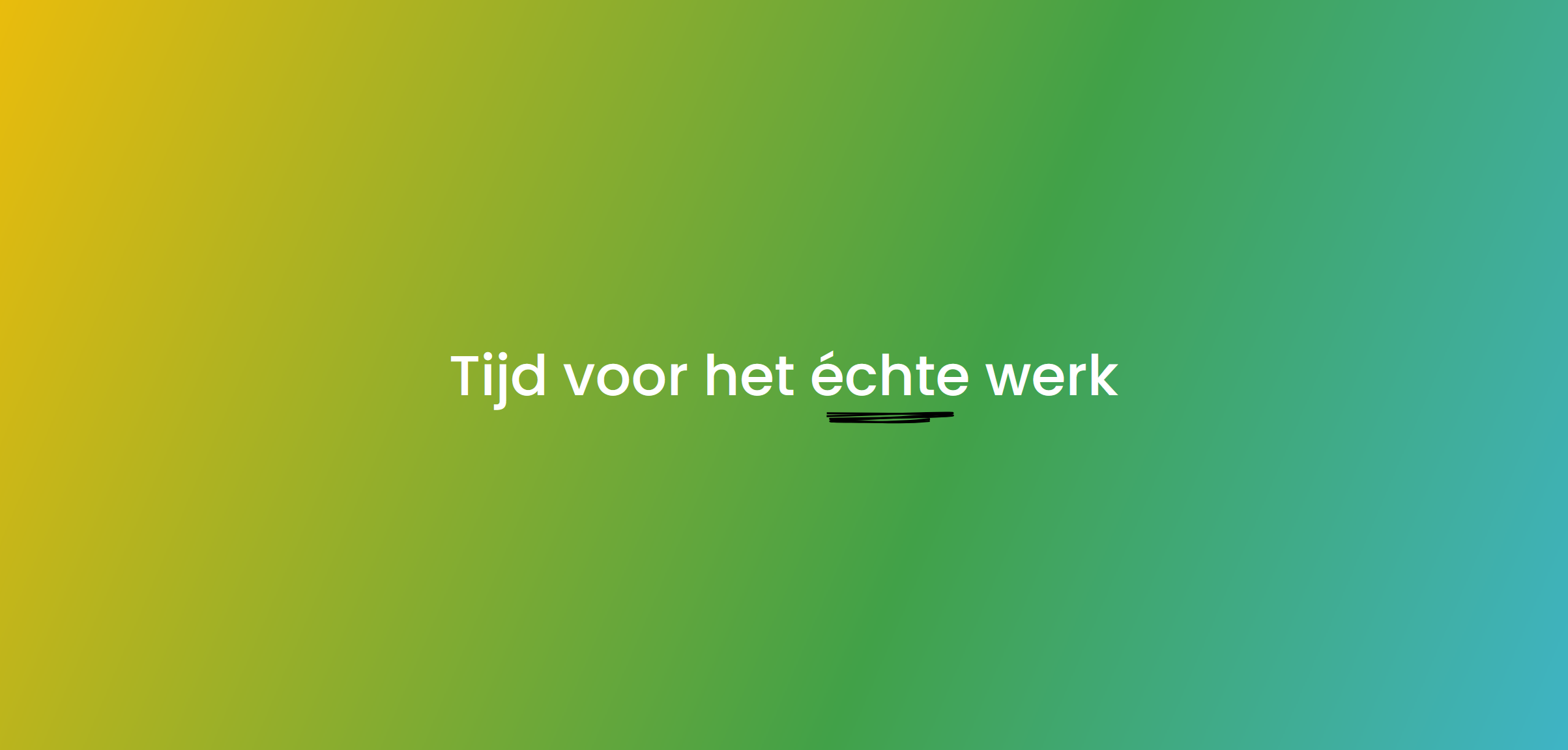 Nieuwe huisstijl Nieuwe huisstijl