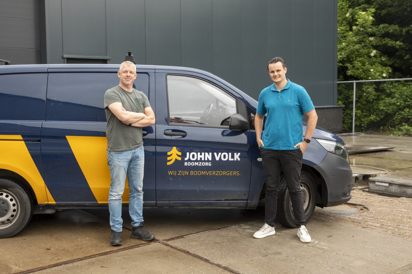 Chris van Wijngaarden (links) met Jesse Roozeboom Chris van Wijngaarden (links) met Jesse Roozeboom