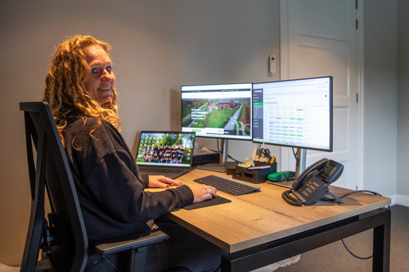 Het team is inmiddels gewend aan het werken met Suite MKB