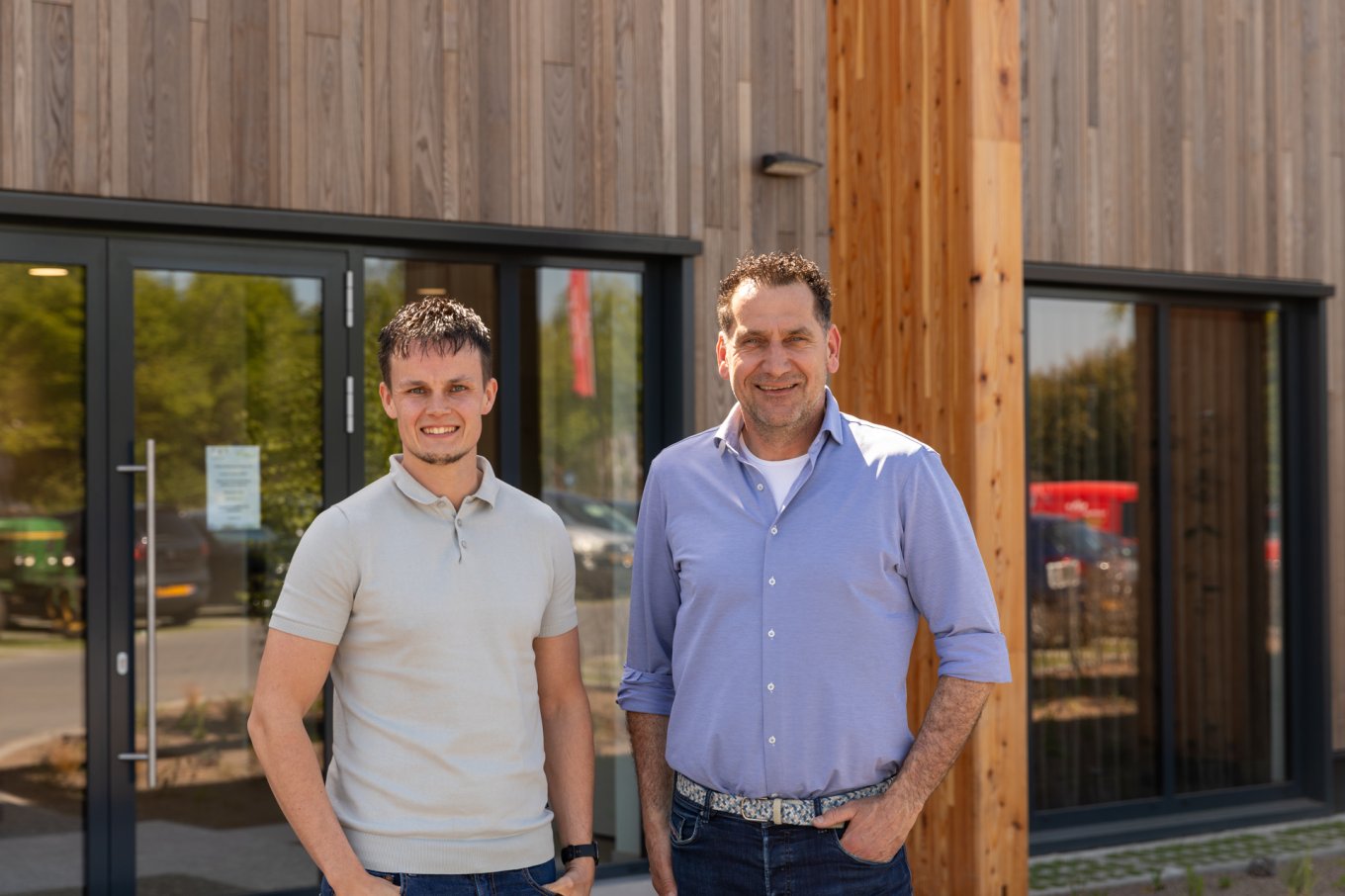 Consultant Jesse Roozeboom en eigenaar Ralf Vaessen