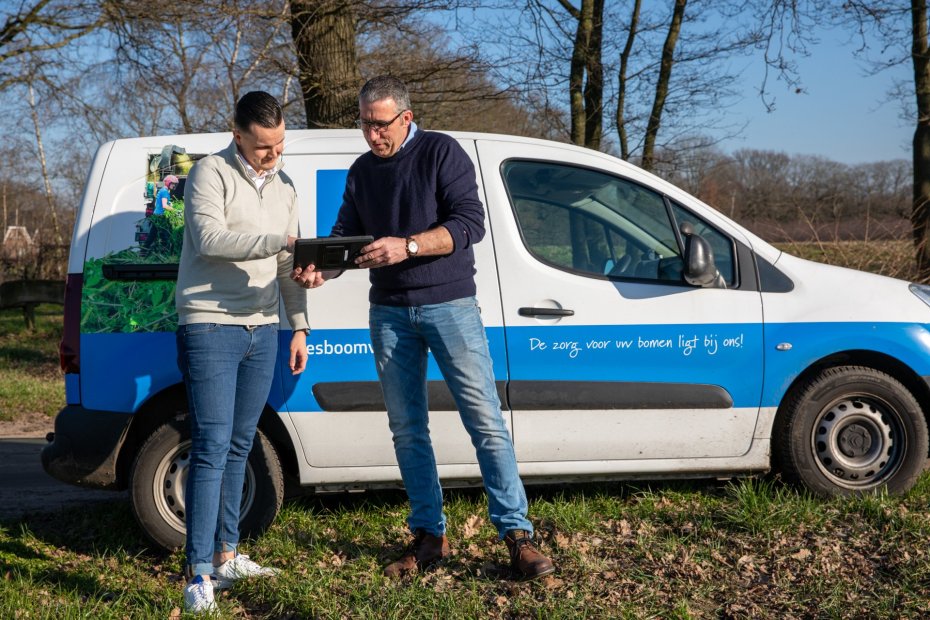 Nieuwe software bij ERES Boomverzorging geeft energie Nieuwe software bij ERES Boomverzorging geeft energie