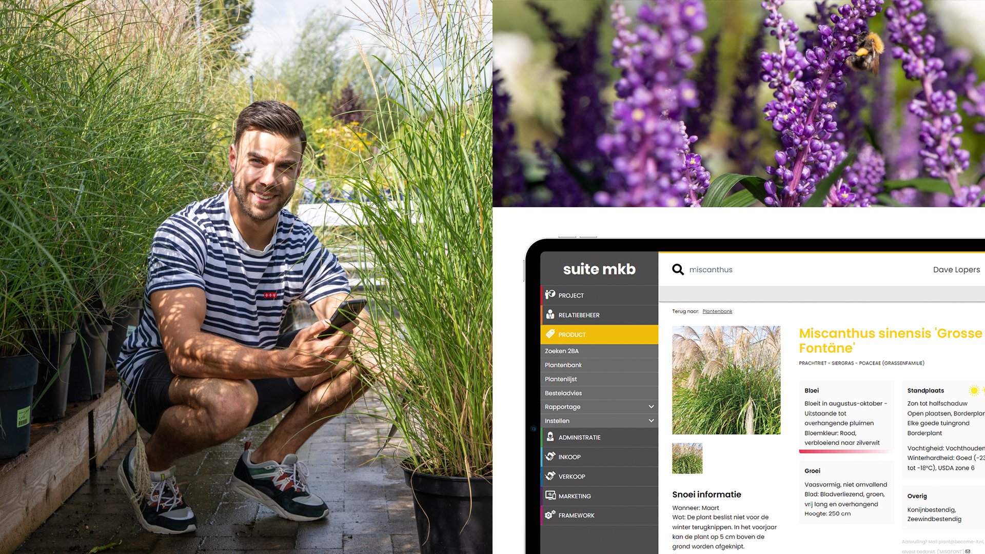 <p>Voor onze hoveniersklanten introduceren we de nieuwe plantenmodule met hierin ruim 9000 plantsoorten met foto's en specificaties.</p>