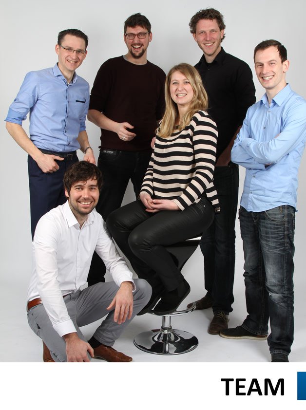 <p>Van links naar rechts op de foto Leo Kodde, Mark Meijer, Willem den Hertog, Melissa Doppenberg, Rian Aalbers en Tijmen Barnat.</p>